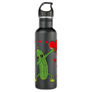 Dabbing Pickle Dancing Cucumber Lover Funny Valent 710 Ml Water Bottle