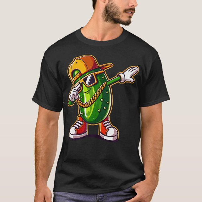 Dabbing Pickle T-Shirt (Front)