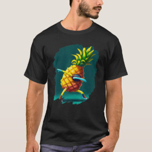 Dabbing Pineapple Aloha Sunglasses Beach Dance Haw T-Shirt