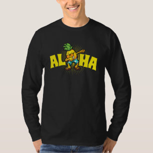 Dabbing Pineapple Aloha Sunglasses Summer Hawaii T-Shirt