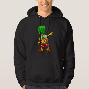 Dabbing Pineapple Sunglasses Aloha Beaches Hawaii Hoodie