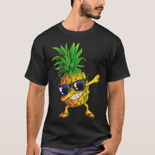 Dabbing Pineapple Sunglasses Aloha Beaches Hawaii  T-Shirt