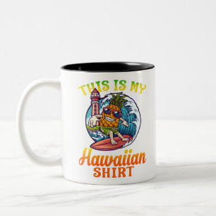 Dabbing Pineapple Women Men Boys Girls Two-Tone Coffee Mug