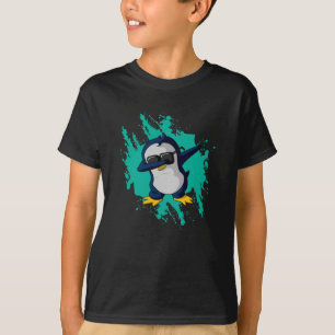 Dabbing Pinguin Dab Cold Ice Funny Gift Idea Cool T-Shirt
