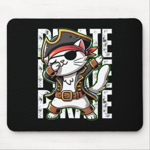 Dabbing Pirate Cat Pirate Party Man Cute Cat Boy L Mouse Mat