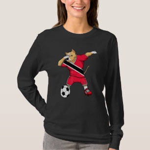 Dabbing Pitbull Trinidad And Tobago Soccer Fans Fo T-Shirt