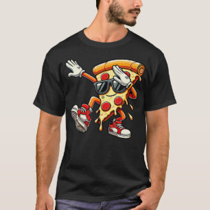 Dabbing Pizza Slice Dance Pizza Toddler Boy Dancin T-Shirt