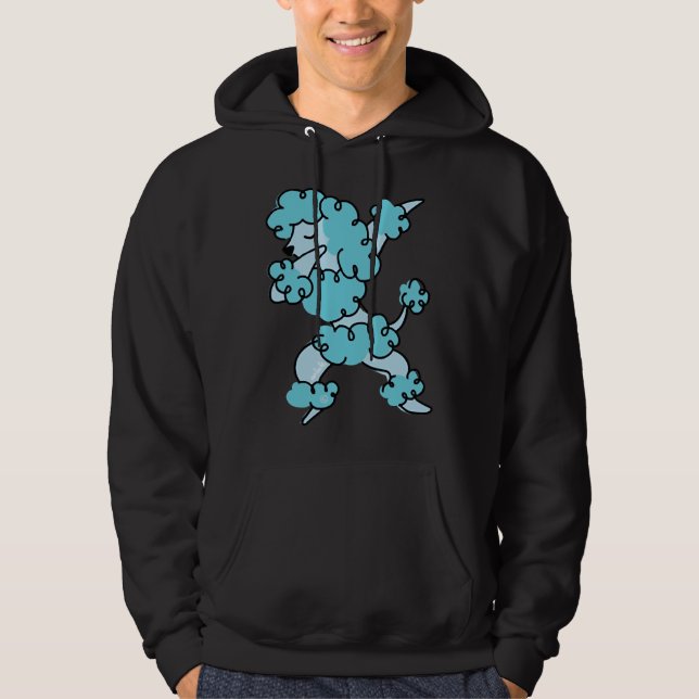 Dabbing Poodle     Hoodie (Front)