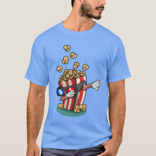 Dabbing Popcorn girl T-Shirt