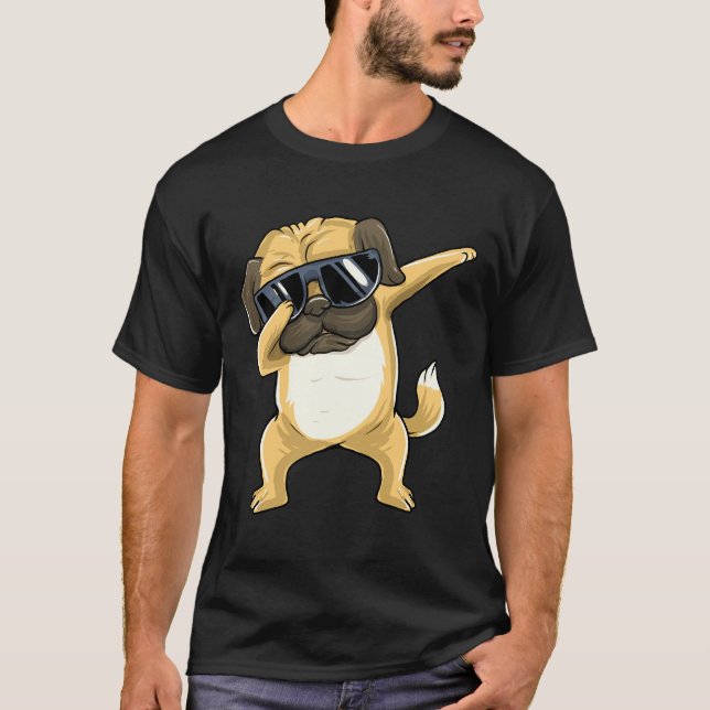 Dabbing Pug Dog Essential T-Shirt 80 (Front)