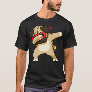 Dabbing Pug funny hip hop t  T-Shirt