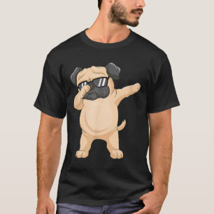 Dabbing Pug Pug Sunglasses Dab Dance Classic T-Shi T-Shirt