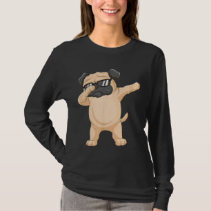 Dabbing Pug Pug Sunglasses Dab Dance Classic T-Shi T-Shirt
