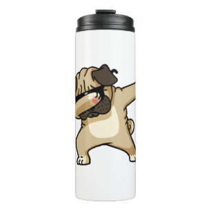 Dabbing Pug Puppy Thermal Tumbler
