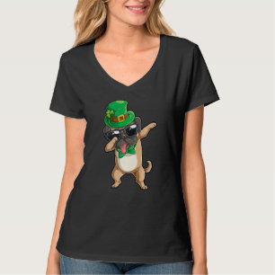 Dabbing Pug St Patricks Day Boys Kids Leprechaun D T-Shirt