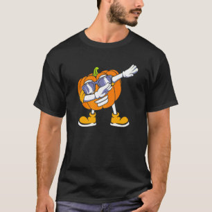 Dabbing Pumpkin Head Halloween T-Shirt