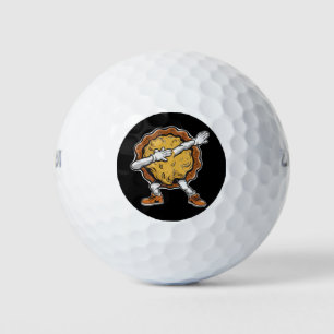 Dabbing Pumpkin Pie Thanksgiving Day Golf Balls
