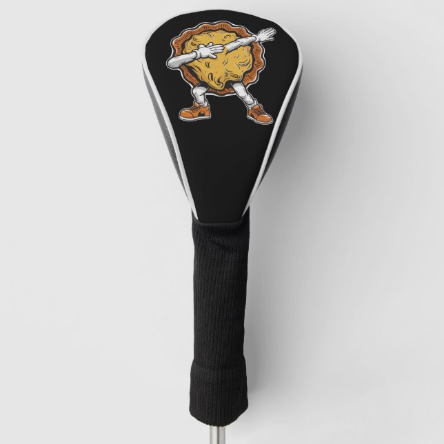 Dabbing Pumpkin Pie Thanksgiving Day  Golf Head Cover (Front)