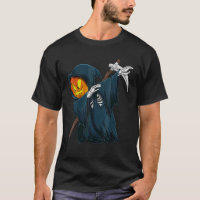 Dabbing Pumpking Scary Skeleton Halloween Boys