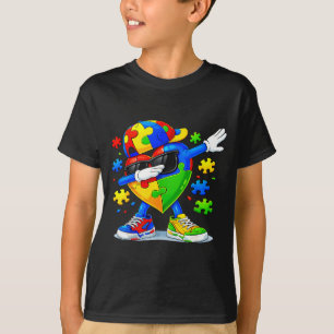 Dabbing puzzle autism awareness funny  T-Shirt