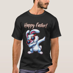 Dabbing Rabbit Easter Day Eggs Dab Boys Girls Kids T-Shirt