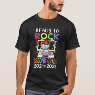 Dabbing Ready To Rock 2nd Grade Back School Quaran T-Shirt