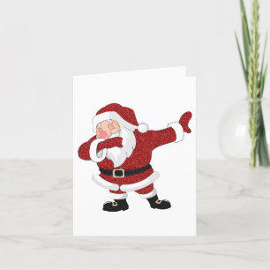 Dabbing Red Santa Claus   Fun Holiday XMAS Humour