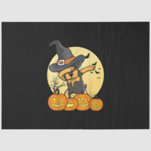Dabbing Rottweiler Dab Dance Funny Dog Halloween Tissue Paper