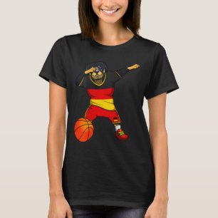 Dabbing Rottweiler Germany Jersey German Sketll Lo T-Shirt