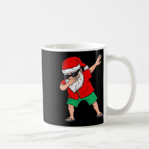 Dabbing Santa Christmas In July Summer Xmas Dab Bo Coffee Mug