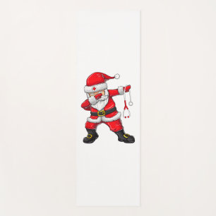 Dabbing Santa Christmas Scrub   Yoga Mat