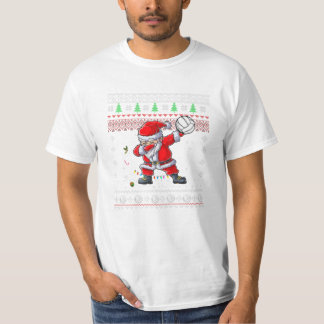 Dabbing Santa Christmas Volleyball T-Shirt