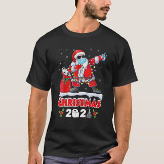 Dabbing Santa Claus Christmas 2021 Xmas Funny Dab T-Shirt