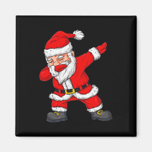Dabbing Santa Claus Christmas Boys Girls Kids Dab  Magnet