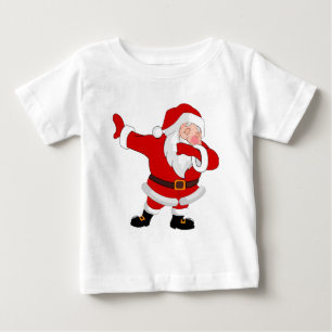 Dabbing Santa Claus Christmas Holiday Dab Baby T-Shirt