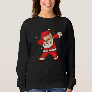 Dabbing Santa Claus Christmas Kids Boys Girls Dab Sweatshirt