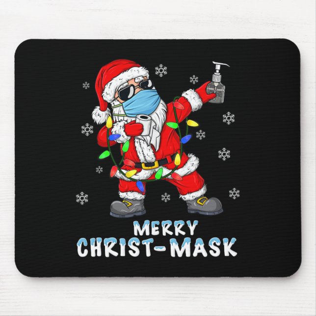 Dabbing Santa Claus Merry Christmas Xmas Fun Dab  Mouse Mat (Front)