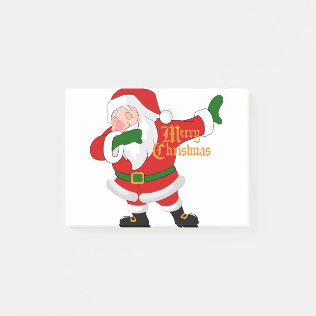 dabbing santa claus post-it notes (Front)