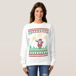 Dabbing Santa Claus Ugly Christmas Sweater