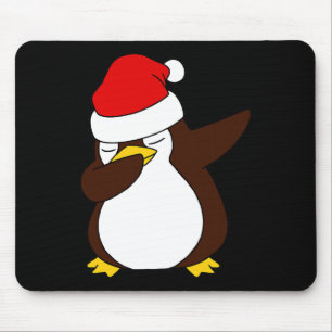 Dabbing Santa Penguin Xmas For Girls And For Boys Mouse Mat