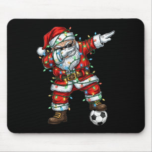 Dabbing Santa Soccer Christmas Pyjamas Boys Kids M Mouse Mat