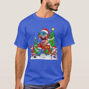 Dabbing Santa TRe Unicorn Christmas Kids Boys Men T-Shirt