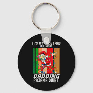 Dabbing Santaclaus All Christmas Night Dab Dance Key Ring