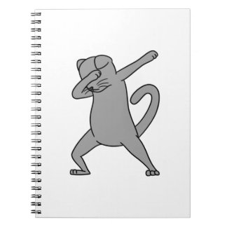 Dabbing Scottish Fold Cat Notebook