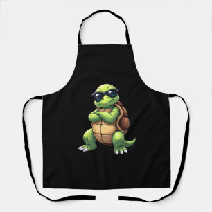 Dabbing Sea Turtle Animal Lover Save The Turtles ( Apron