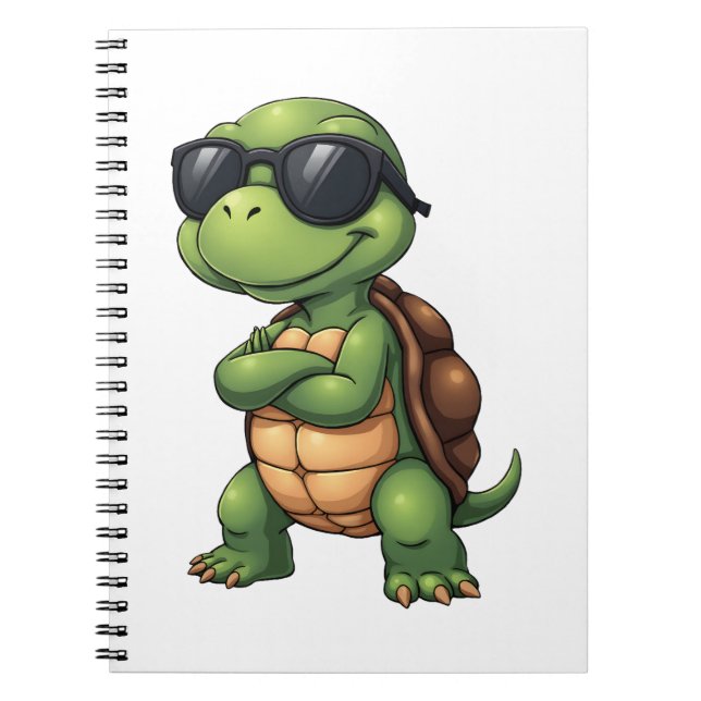 Dabbing Sea Turtle Animal Lover Save The Turtles ( Notebook (Front)