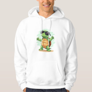 Dabbing Sea Turtle Animal Lover Save The Turtles T Hoodie