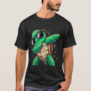 Dabbing Sea Turtle Animal Lover Save The Turtles T-Shirt