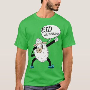 Dabbing Sheep Eid Mubarak Muslims  T-Shirt