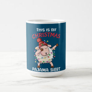 Dabbing Sheep This Is My Christmas Pajama Xmas Coffee Mug